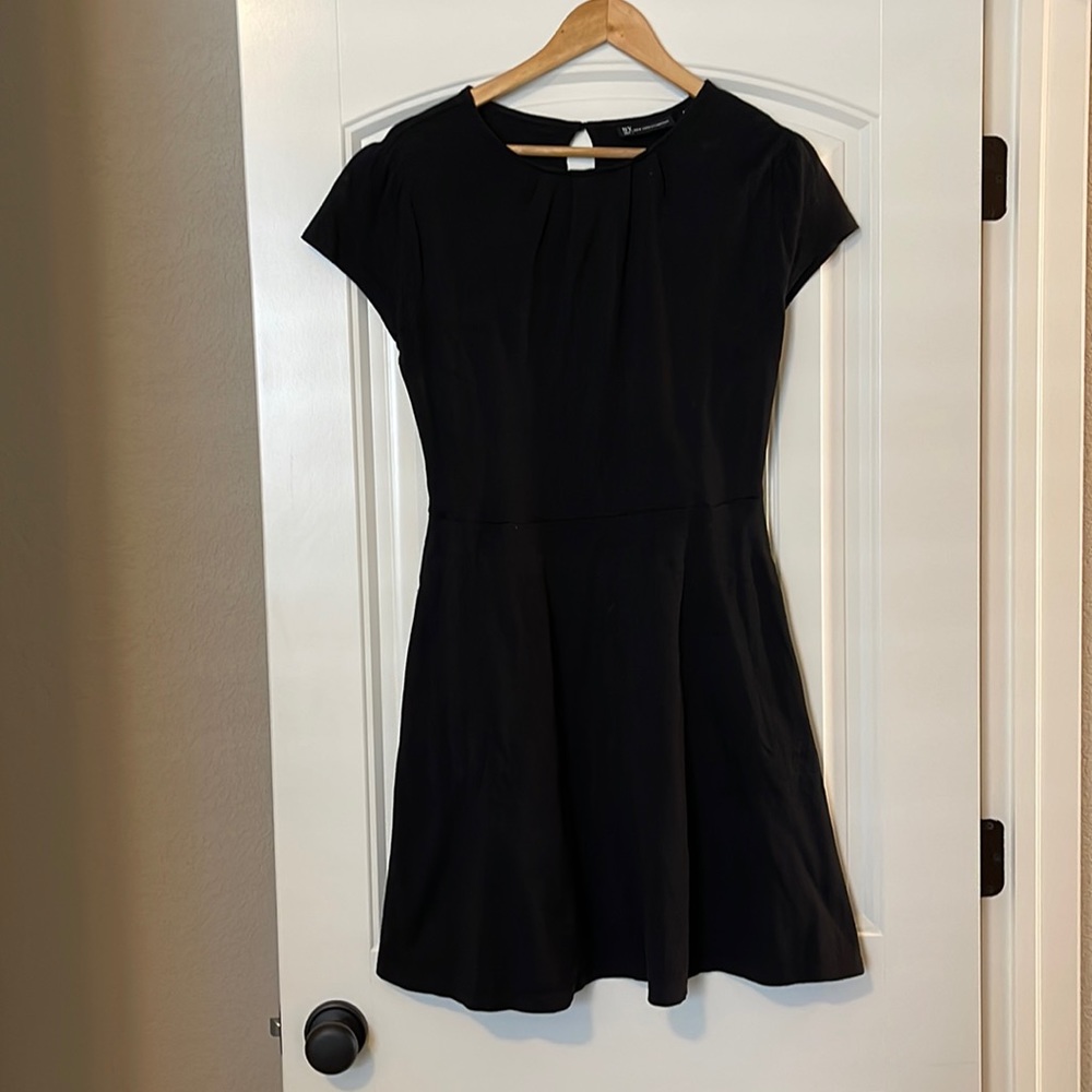 New York and Company Black skater Dress